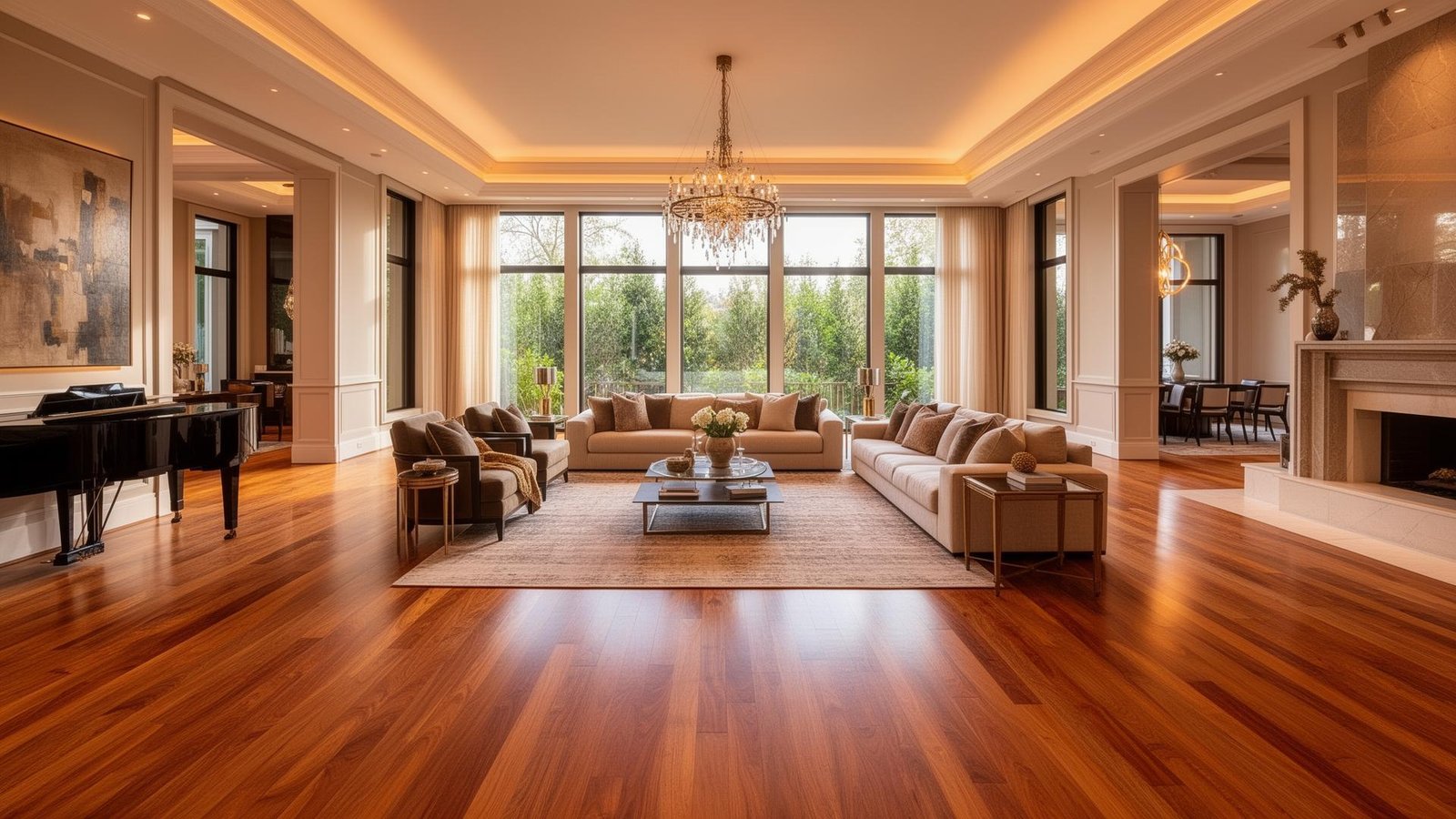 Premium hardwood flooring installation by Nature Floors LLC