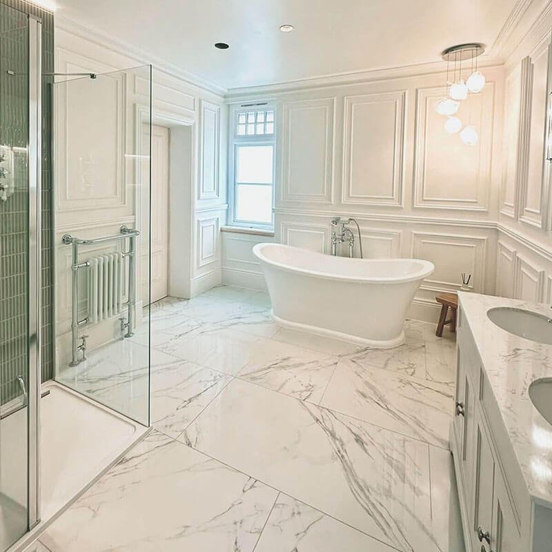 Tile flooring installation by Nature Floors LLC